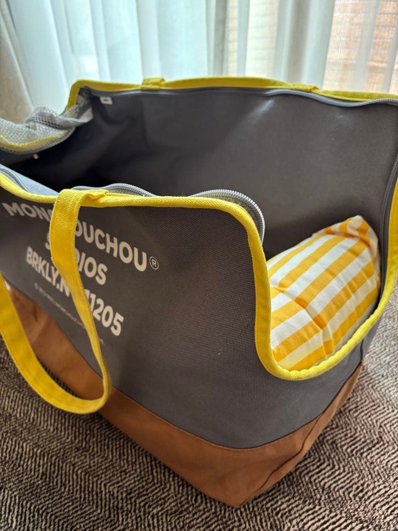 ＊MONCHOUCHOU　キャリーバッグ　L　グレー　＊