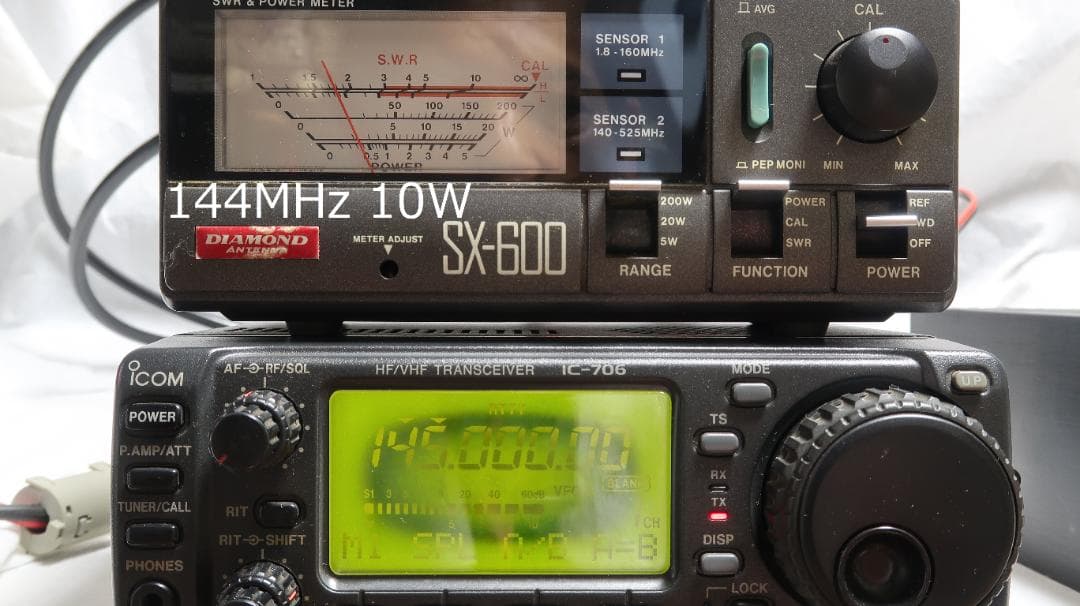 ICOM IC-706 HF/50MHz/144MHz オールモードハイパワー機
