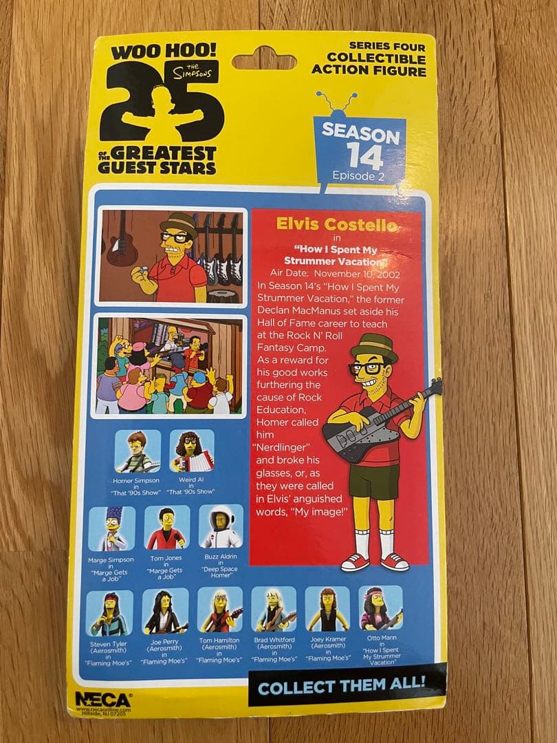 エルビス・コステロ　フィギュア　シンプソンズ　Elvis Costello