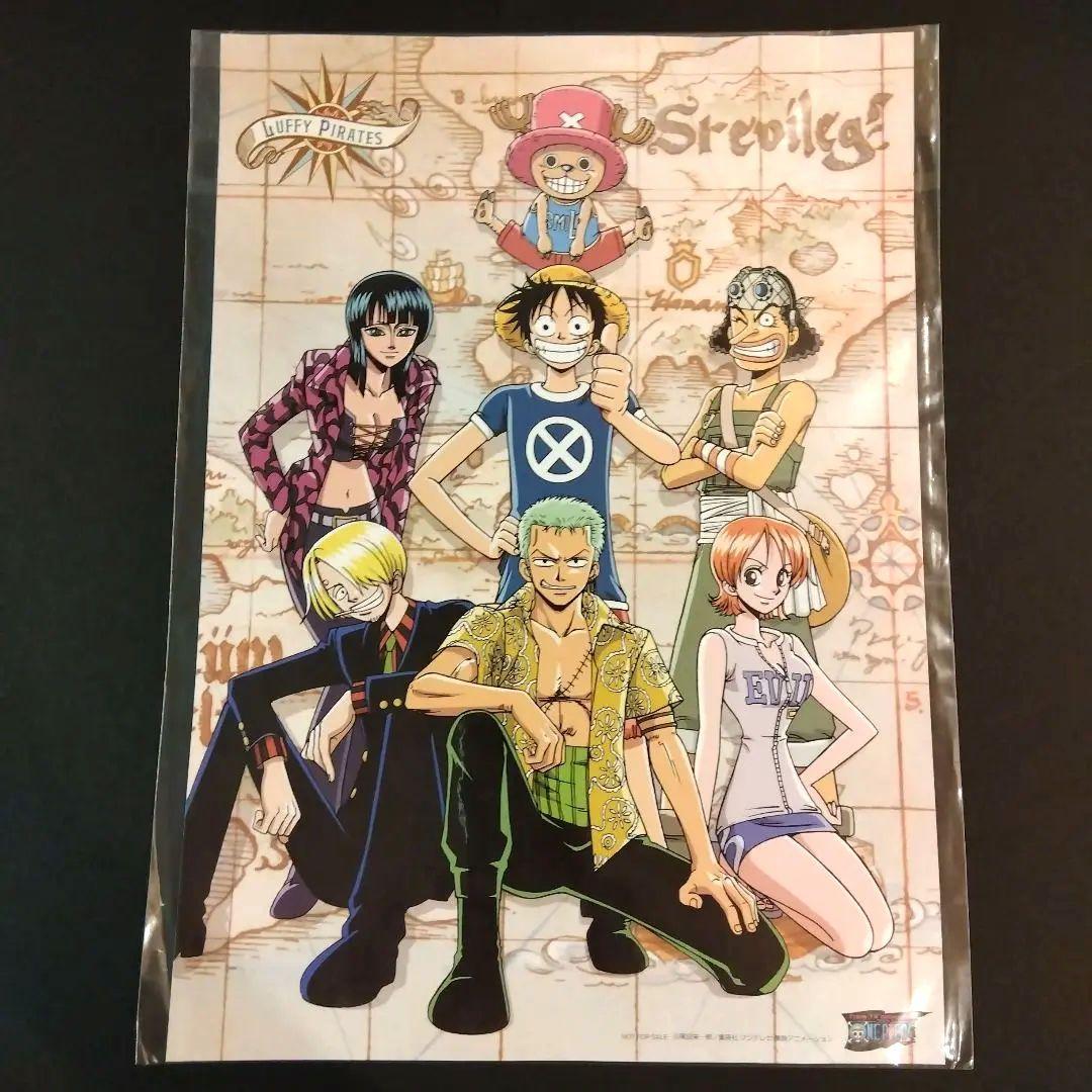 ワンピース アニメイト 特典 ピンナップ パズル型シール ステッカー 希少 レア