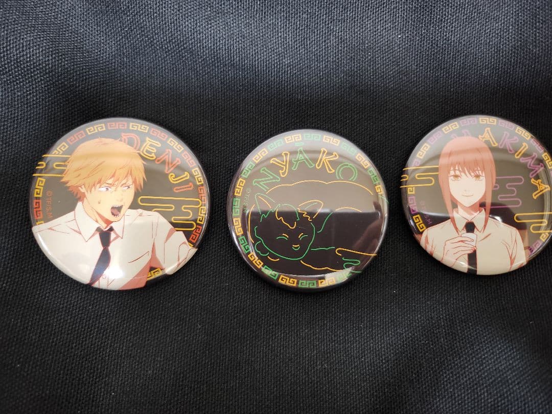 チェンソーマン ナンジャタウン 中華ルーレット 缶バッジ デンジ マキマ