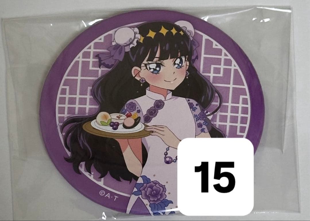 菓彩あまね　華のまんぷくフェア　缶バッジ　プリティストア×15 キュアフィナーレ
