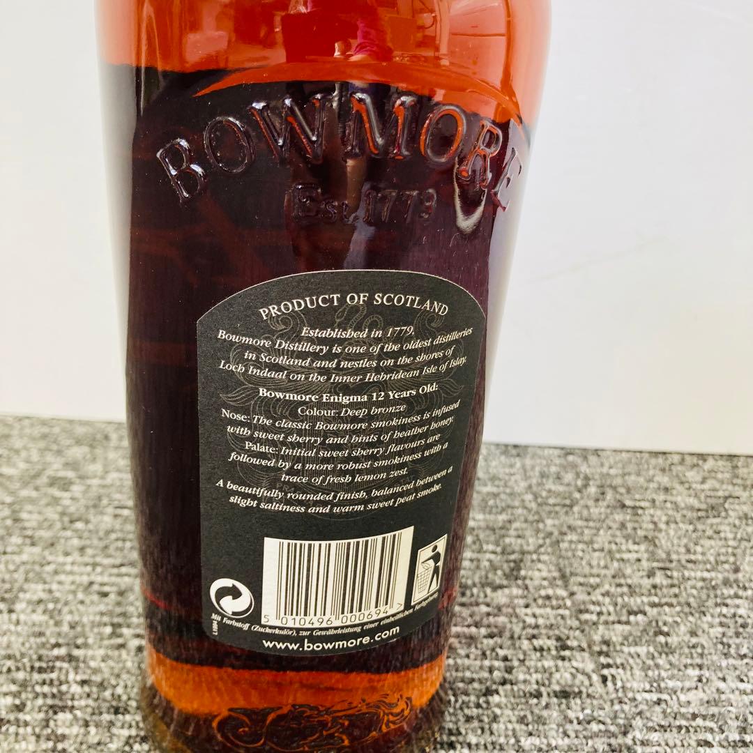 や*き様 未開栓　ボウモア　BOWMORE 12年　旧ボトル1000ml ウイス