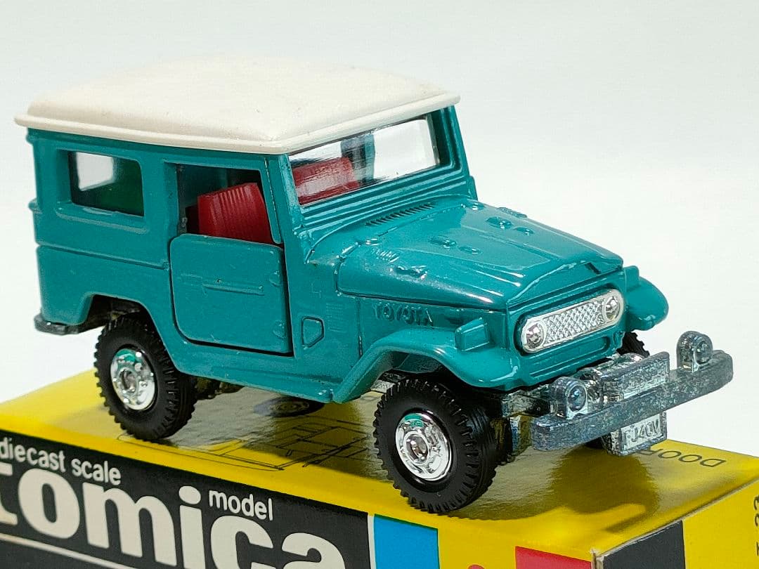 黒箱トミカ 2　トヨタランドクルーザー　美品　日本製　デッドストック