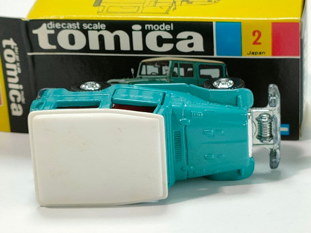 黒箱トミカ 2　トヨタランドクルーザー　美品　日本製　デッドストック