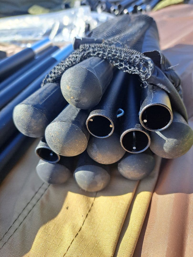 【美品】WAQ 2WAY フォールディングコット　オリーブ&タン　2個セット販売