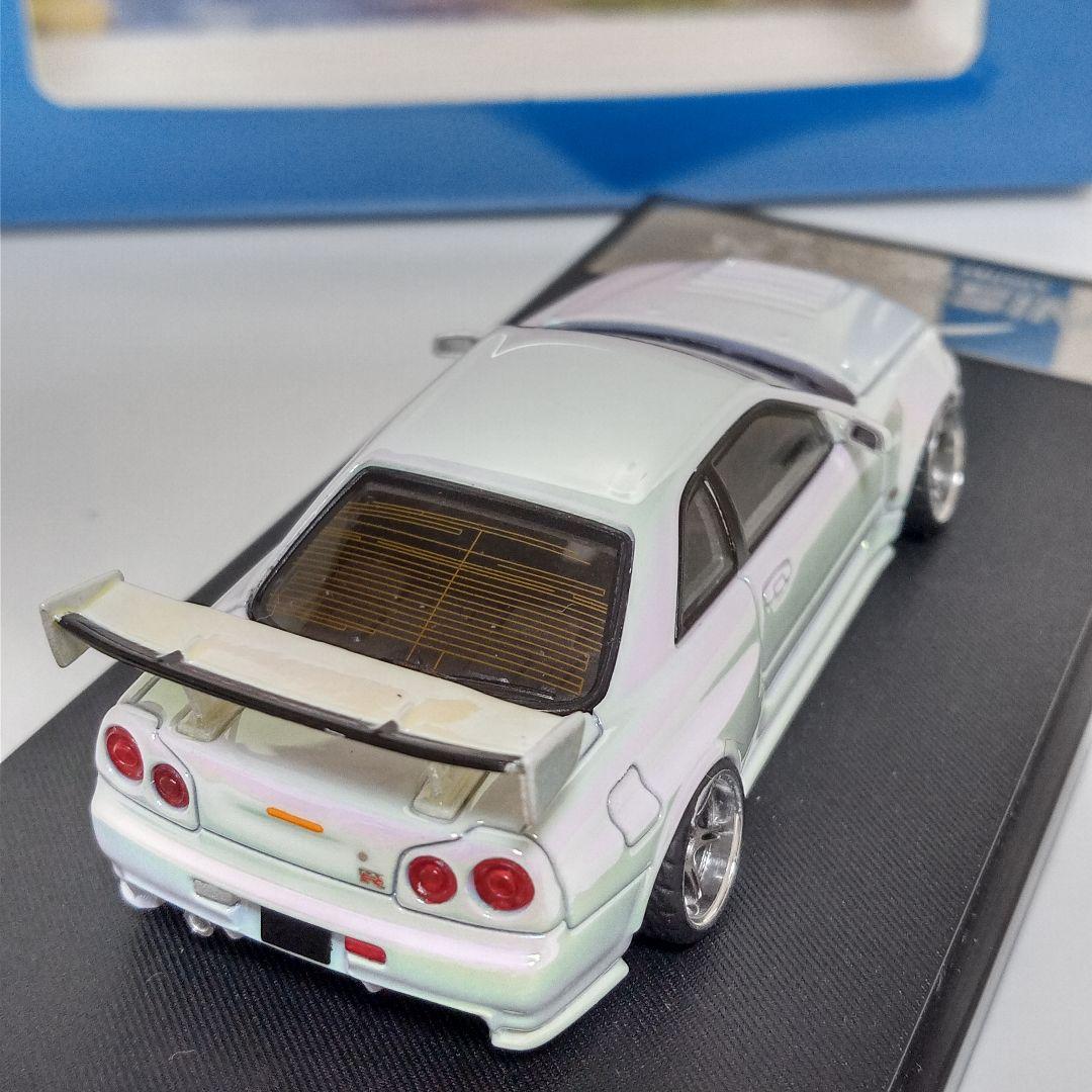 1/64 R34 GTR 改　パールホワイト限定品
