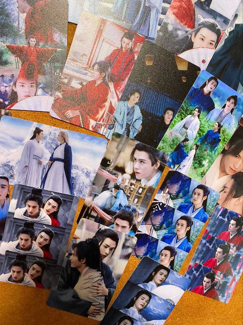 山河令　張哲瀚  龔俊　ドラマ名場面カード30枚　プラケース付き