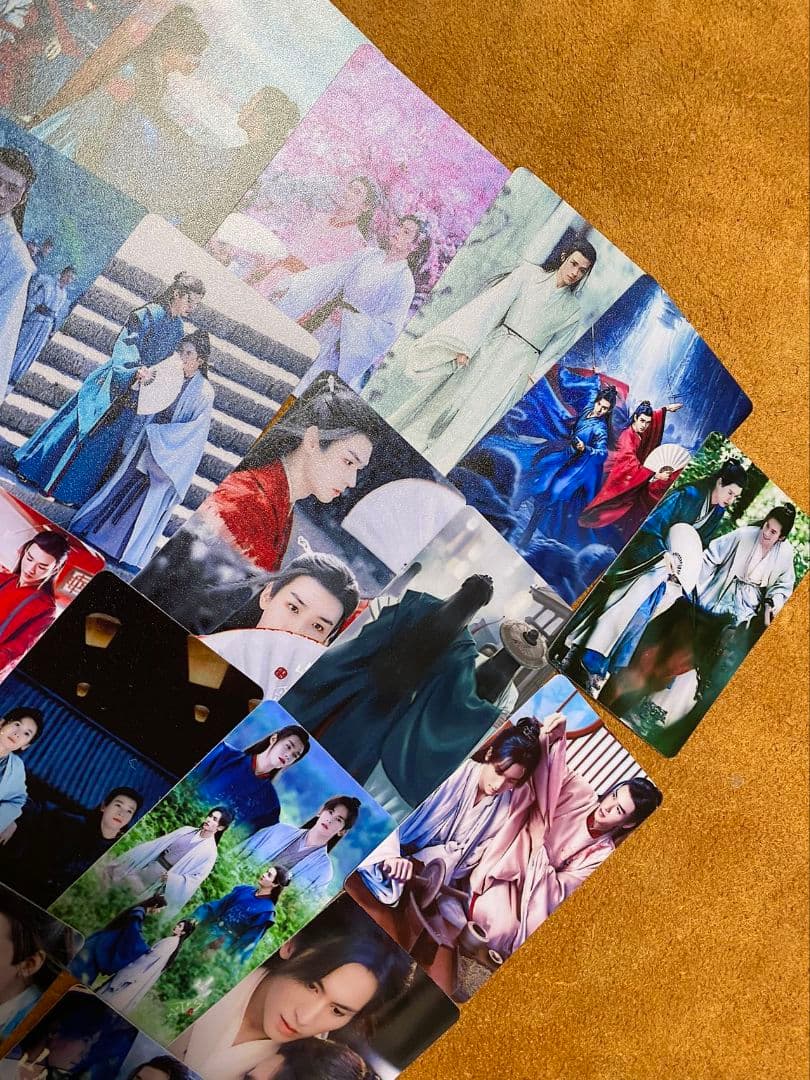 山河令　張哲瀚  龔俊　ドラマ名場面カード30枚　プラケース付き