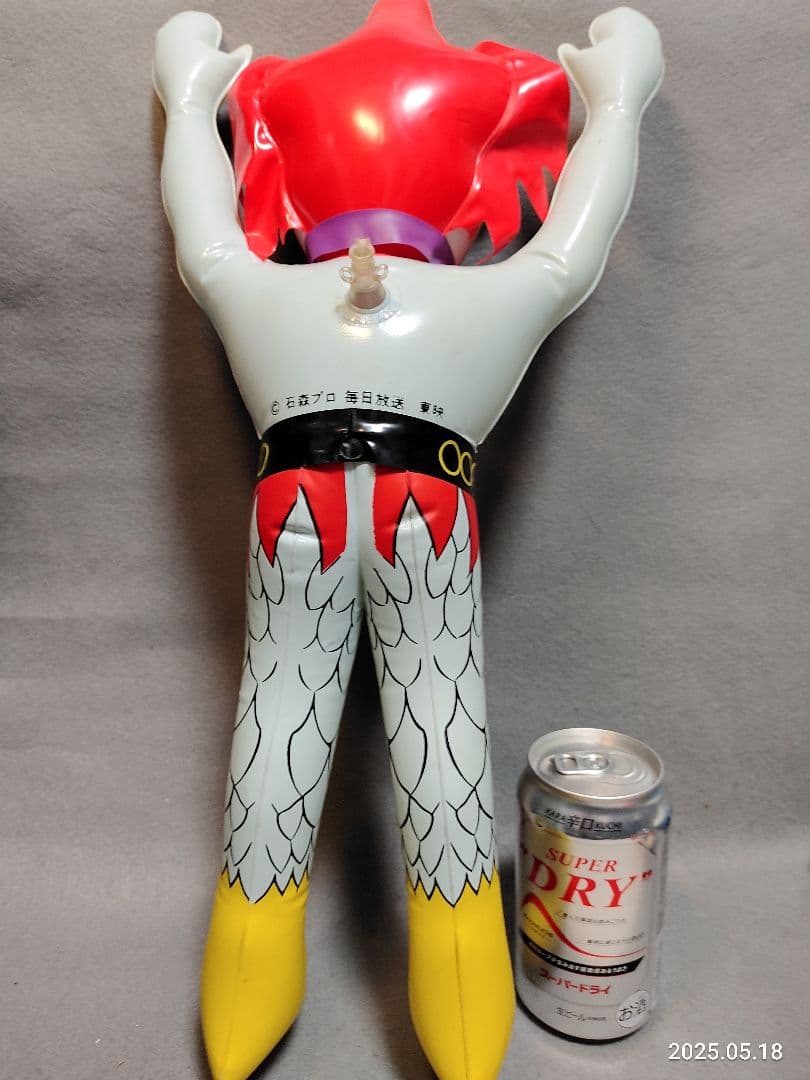 昭和レトロ 1970年代当時物 変身忍者嵐 空気ビニール空ビ