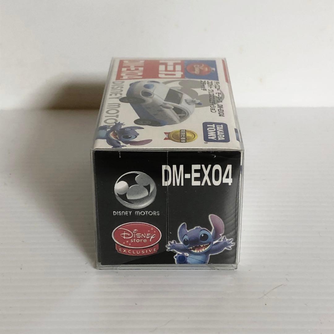 トミカ　ディズニーモータースDM-EX(03ニモ／04 ステッチ)+ピンバッジ