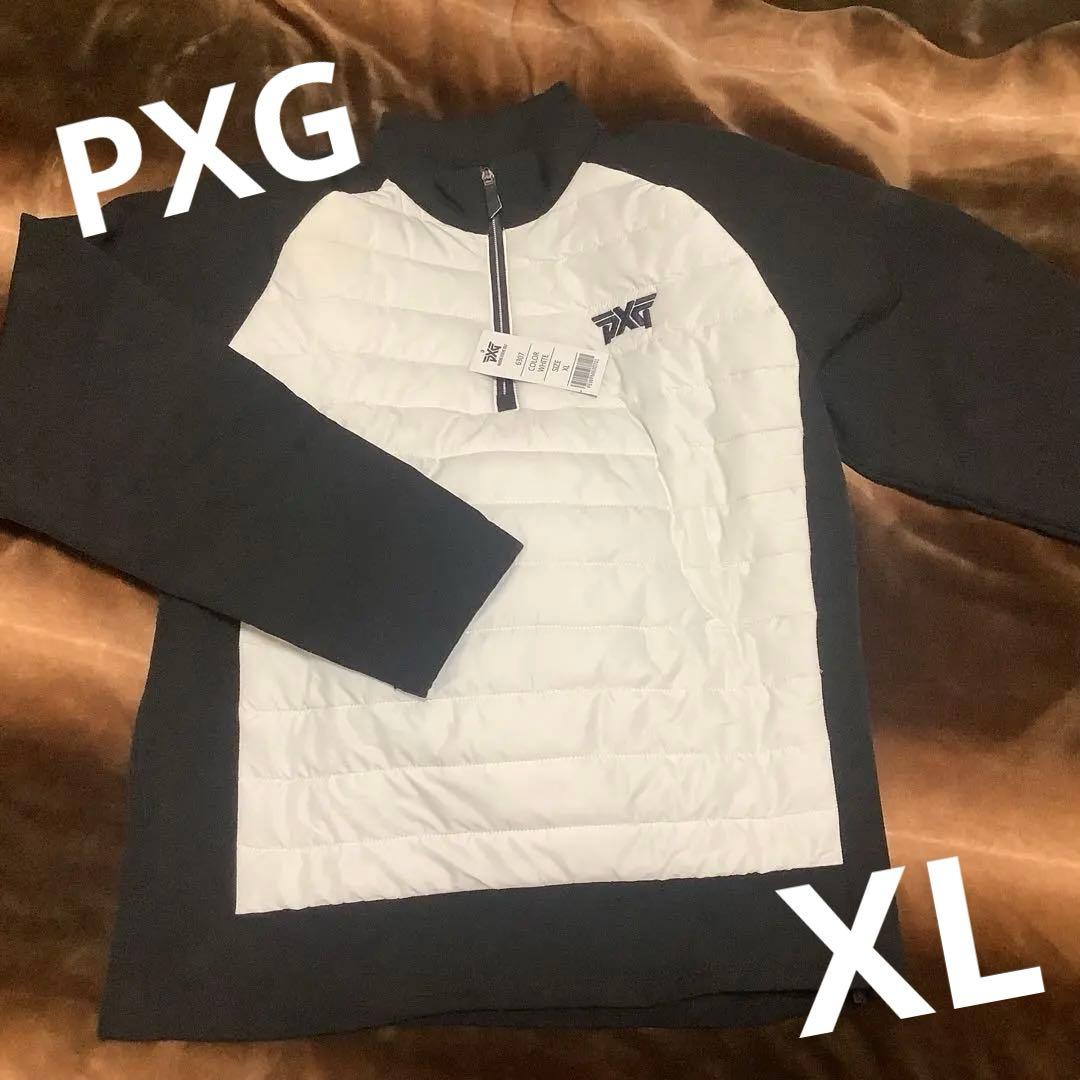 PXG 防寒ハーフジッパー サイズ XL BLACK& WHITE