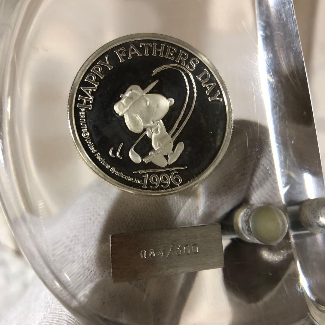 世界限定300本 スヌーピー 1996年 限定パター 純銀入り