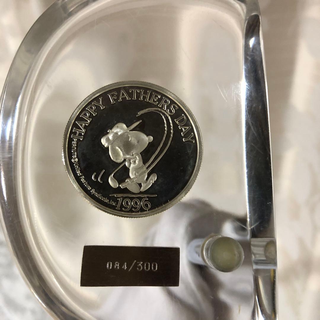 世界限定300本 スヌーピー 1996年 限定パター 純銀入り