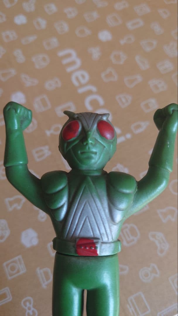 ライダーマン ソフビ 当時物