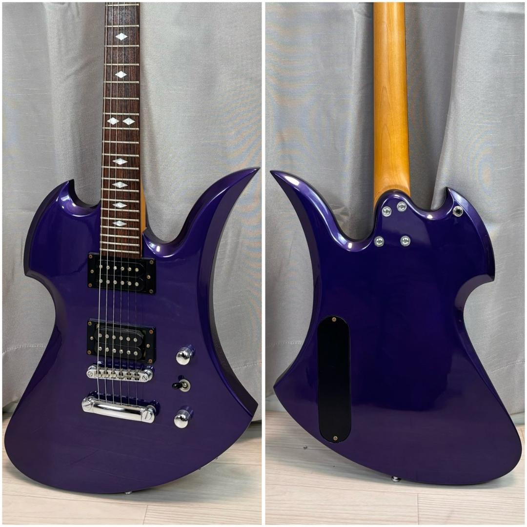 美品 レアカラー b.c.rich モッキンバード　エレキギター パープル
