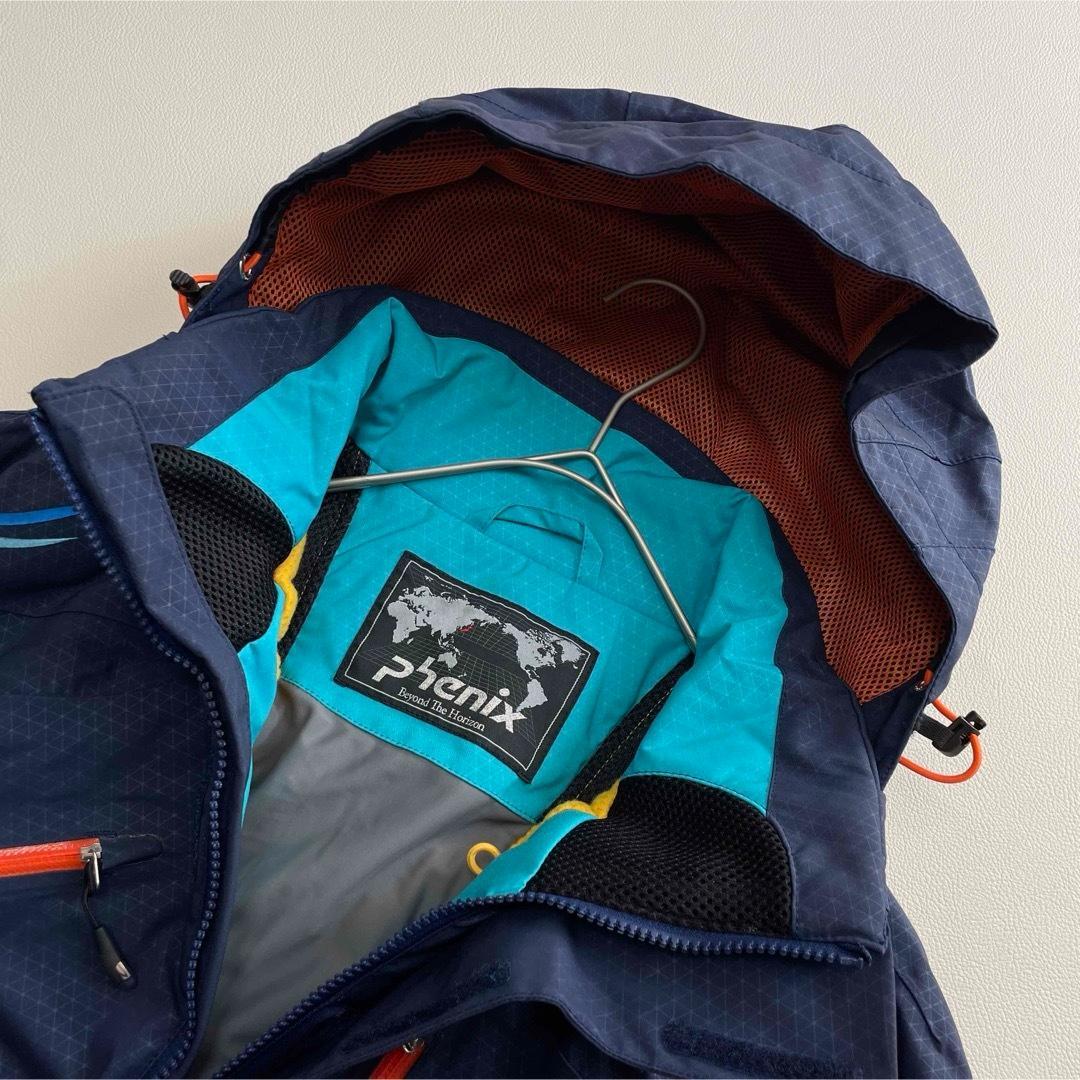 6688 フェニックス　ジャケット　スキーウェア　フード着脱可　ネイビー