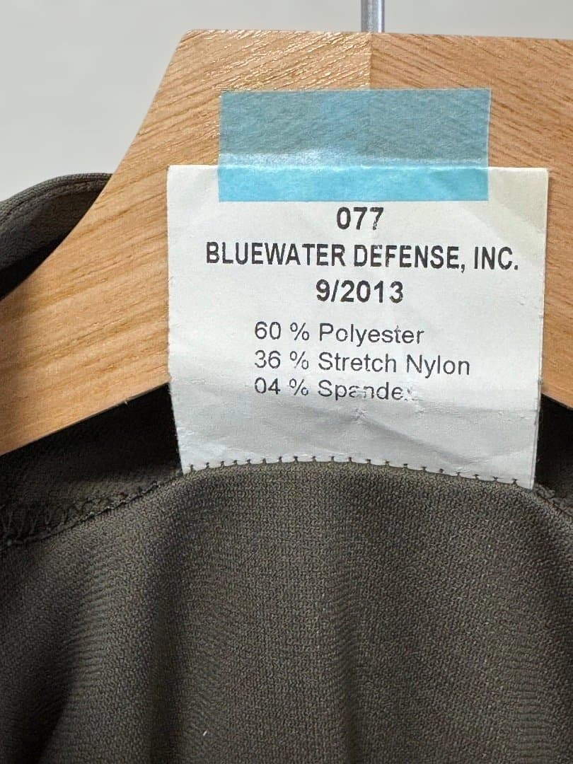 レア美品 BLUE WATER DEFENSE MAS GRAYコンバットシャツ