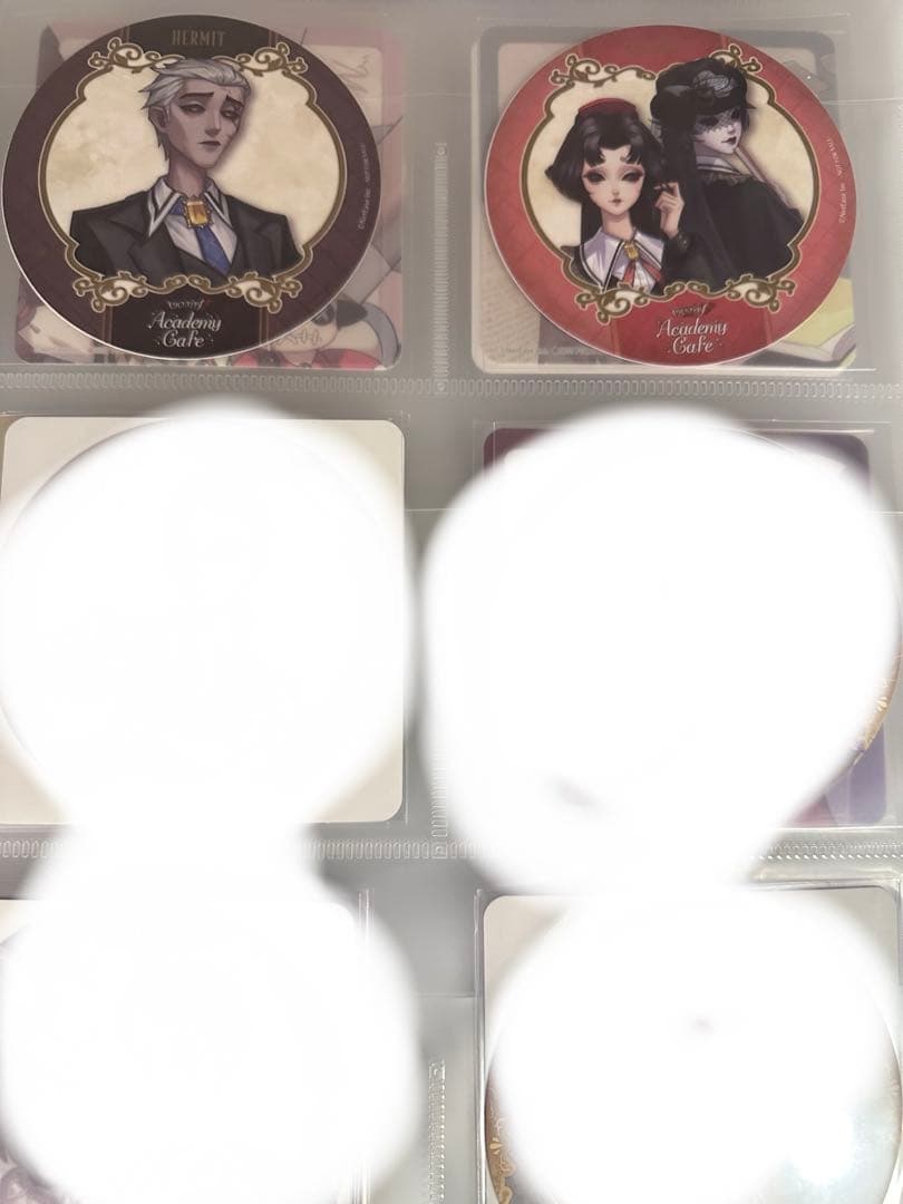 第五人格　スイパラコラボ　制服　アカデミーカフェ　コースターしおりコンプセット