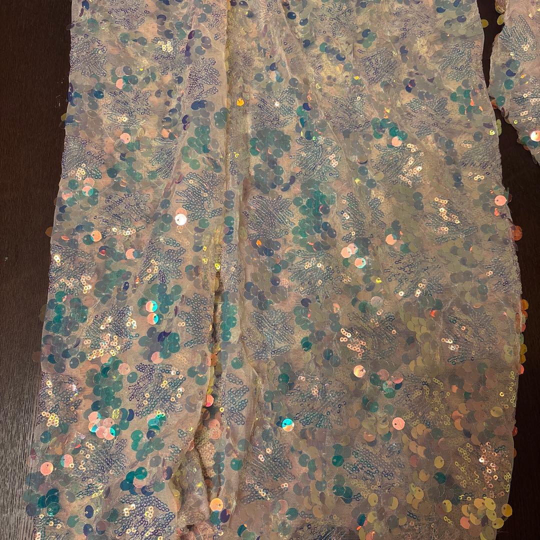 POLiNA ベリーダンス衣装　着物袖　スパンコール