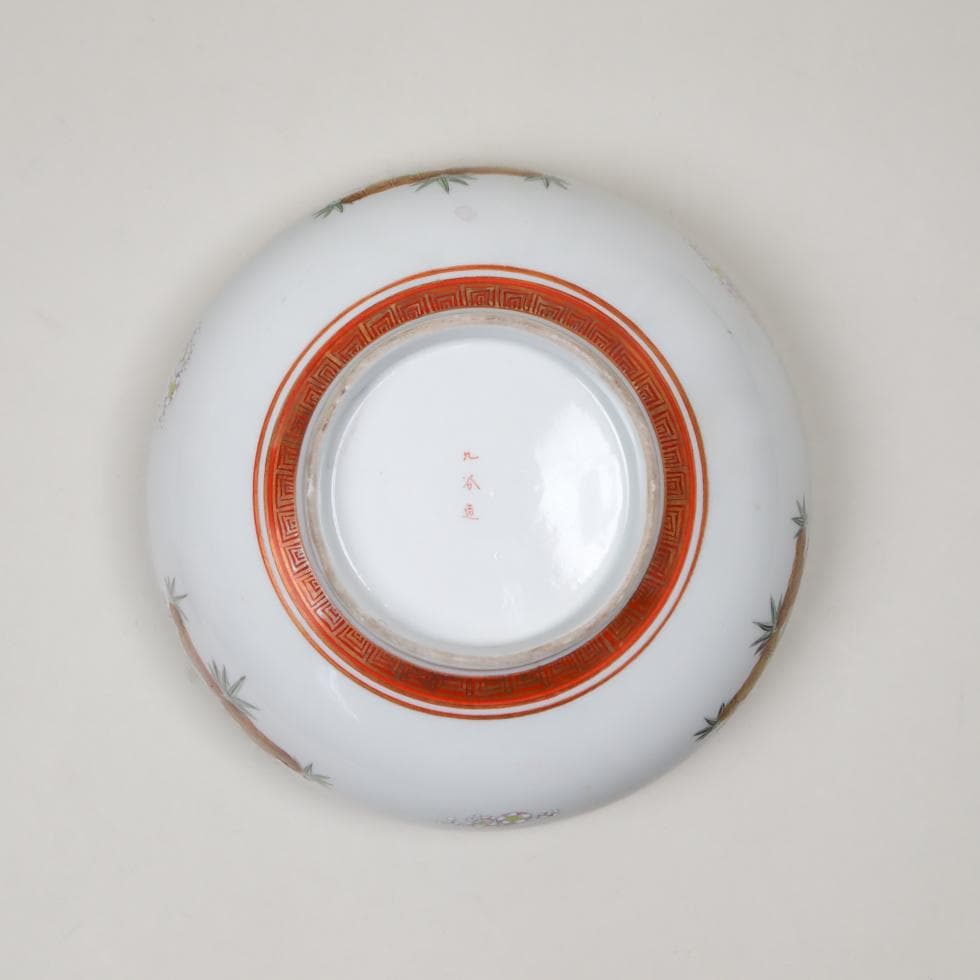 九谷焼 祭り風俗図 鉢 明治-大正