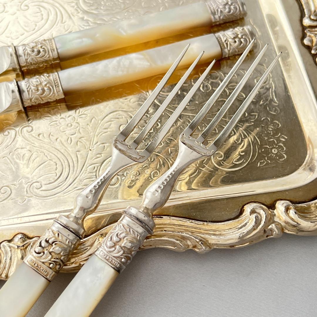 【 Allen & Darwin 】【白蝶貝】ビクトリアン デザート 4本