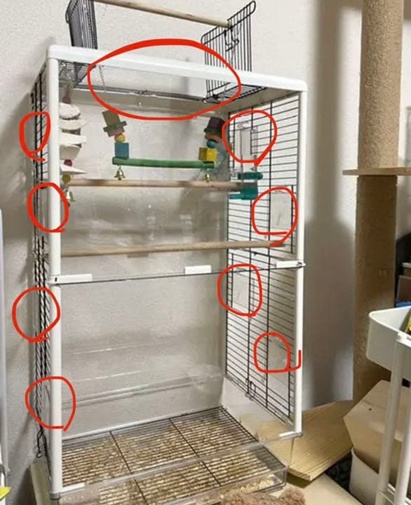 新品　鳥かご インコケージ ペットケージ 小動物ケージ