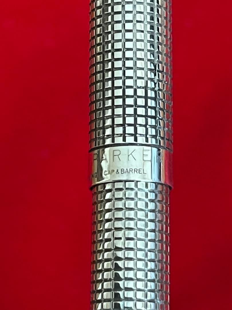 パーカーボールペン75 シズレ スターリングシルバーケース付‼️美品‼️