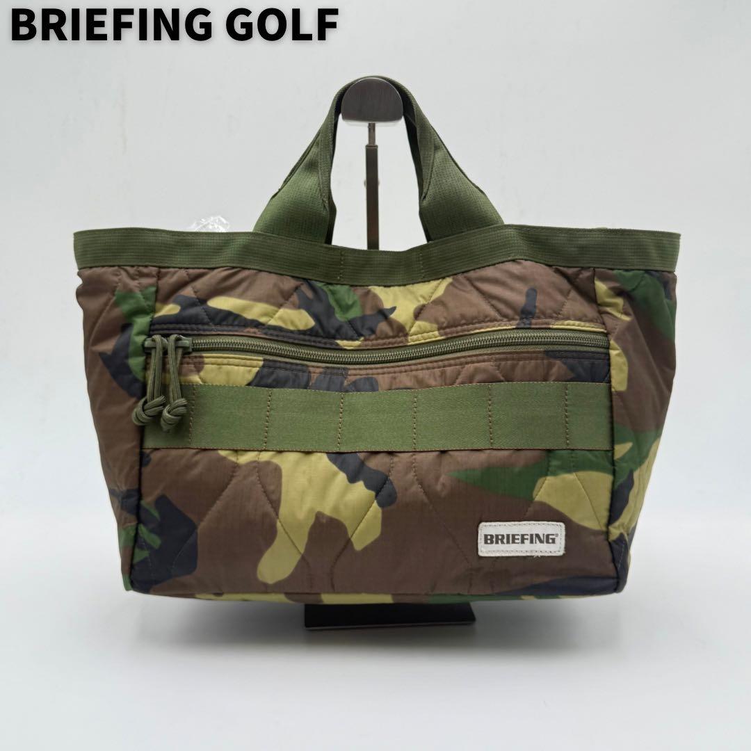 BRIEFING GOLF 迷彩柄 日本製 大容量 ゴルフ カートバック