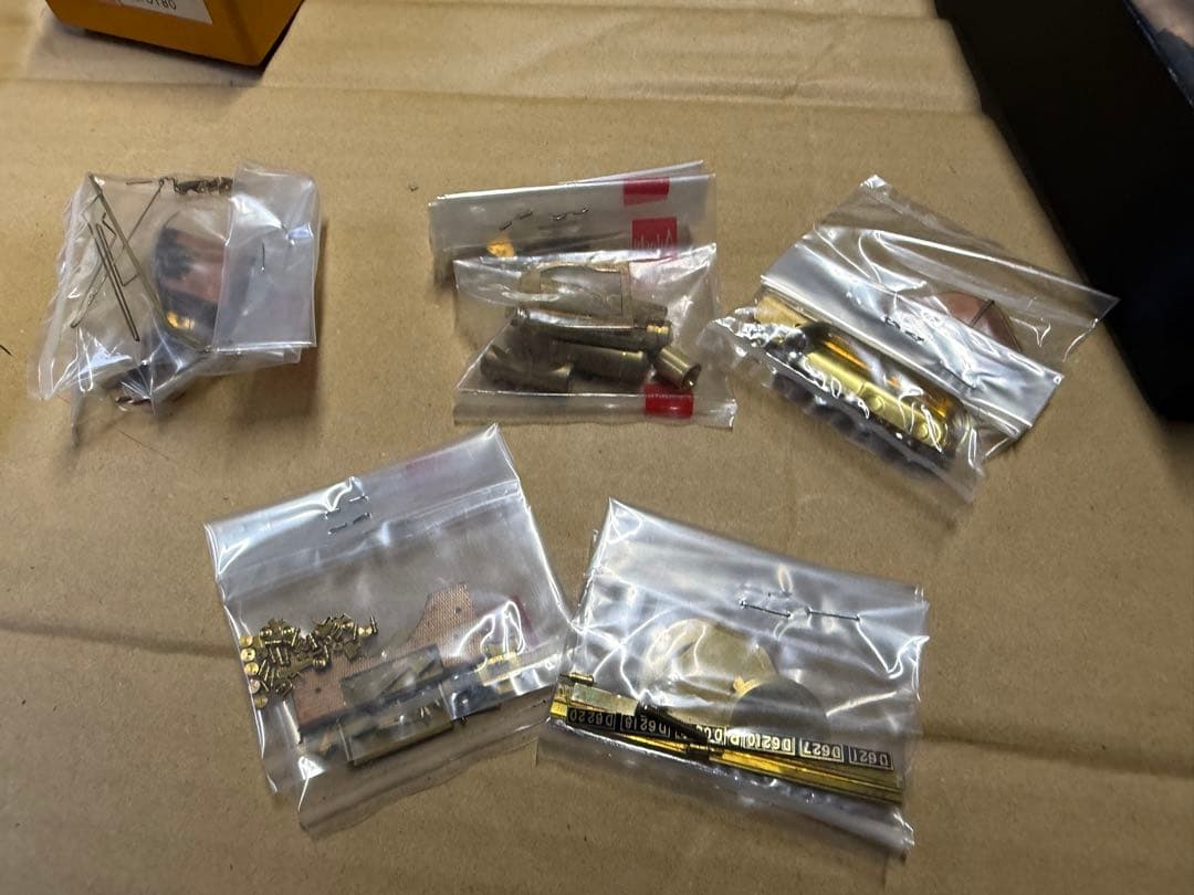 2箱セット　アダチ　D52 D62 ボイラー　バラキット　HOゲージ