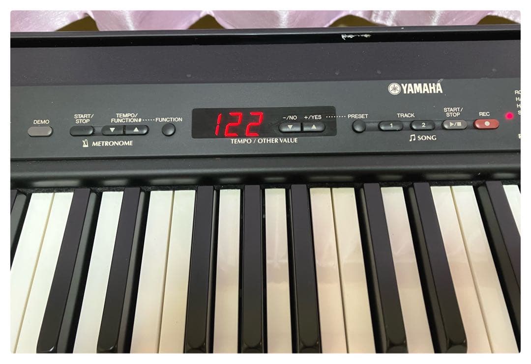 ヤマハ P-80 電子ピアノ 88鍵盤 ペダル スタンド付