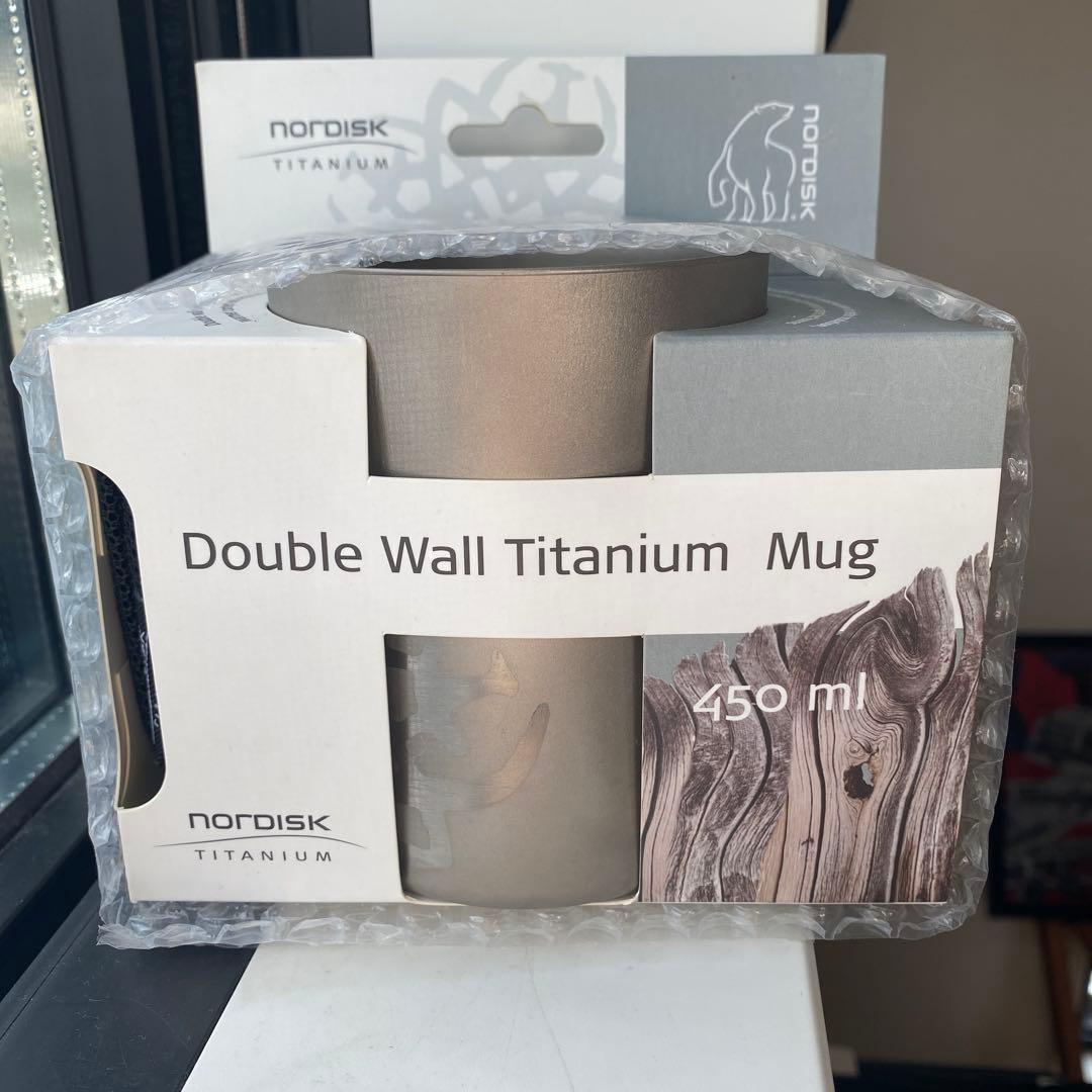 希少限定品⭐︎ノルディスク　ダブルウォール チタニウム マグカップ