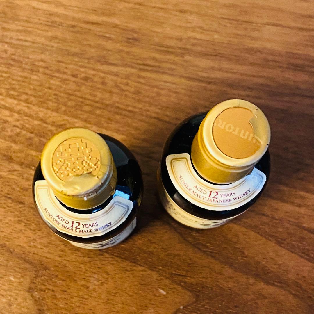 山崎１２年 ミニ ボトル　５０ml　シングルモルトウイスキー　響マーク　古酒