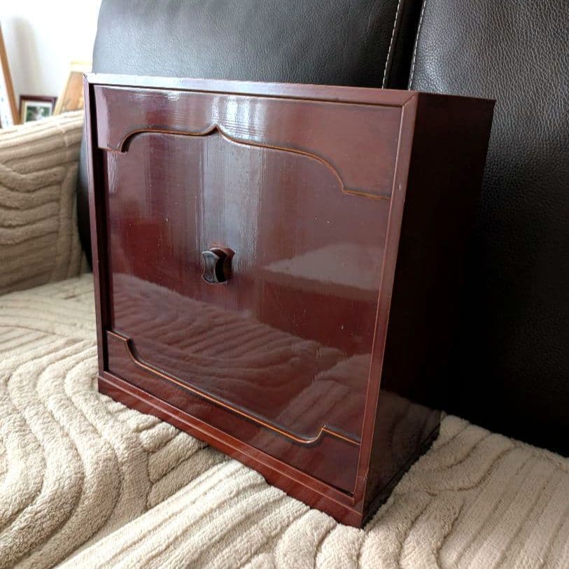 【能 観世流謡本】携帯用ポケット版 全157冊 木製引き出し収納付き