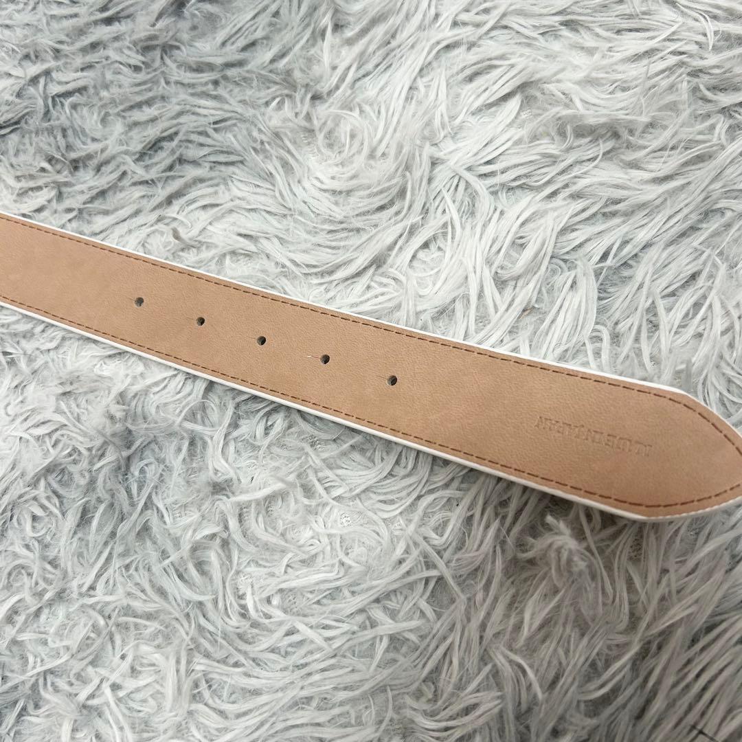 新品　パーリーゲイツ　ベルト　ホワイト　2段ロゴ　ユニセックス