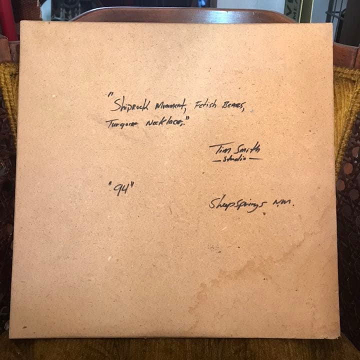 BIG！ネイティブアメリカン熊　砂絵　サンドペイント　USAビンテージ品ナバホ族