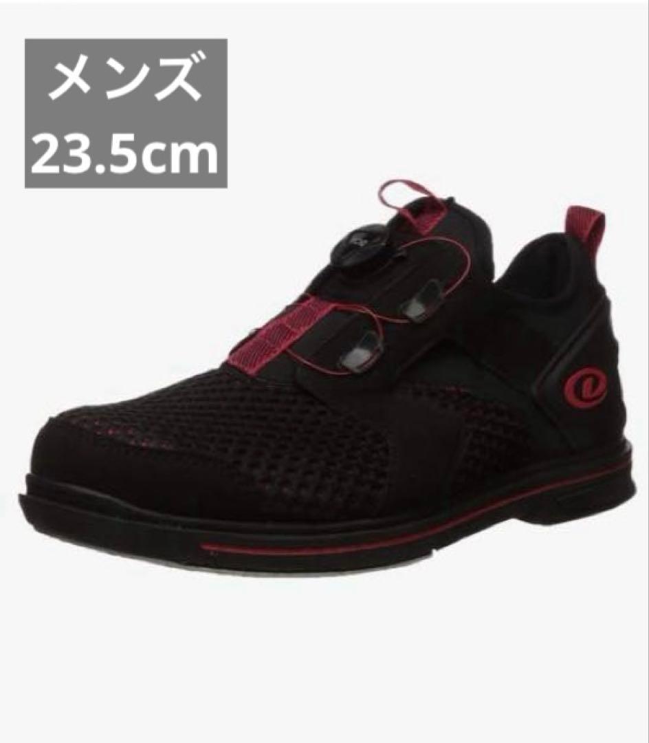 【新品未使用・箱有】Dexter メンズ ボーリングシューズ 黒 赤 23.5