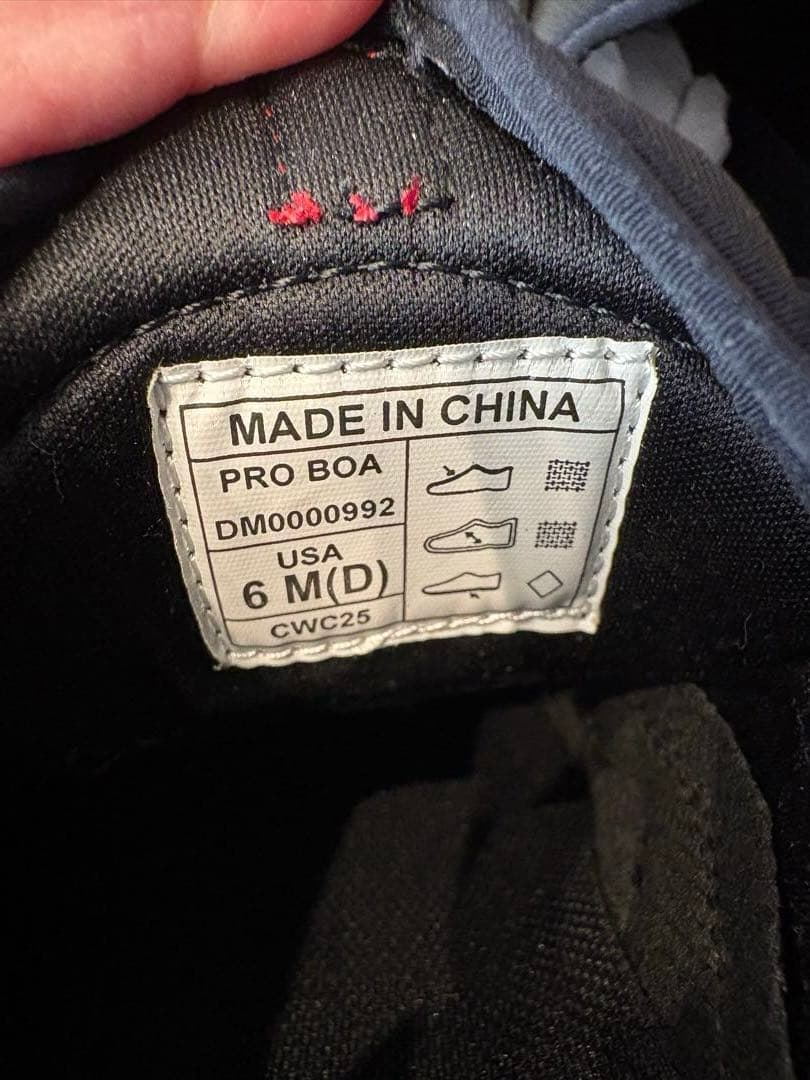 【新品未使用・箱有】Dexter メンズ ボーリングシューズ 黒 赤 23.5