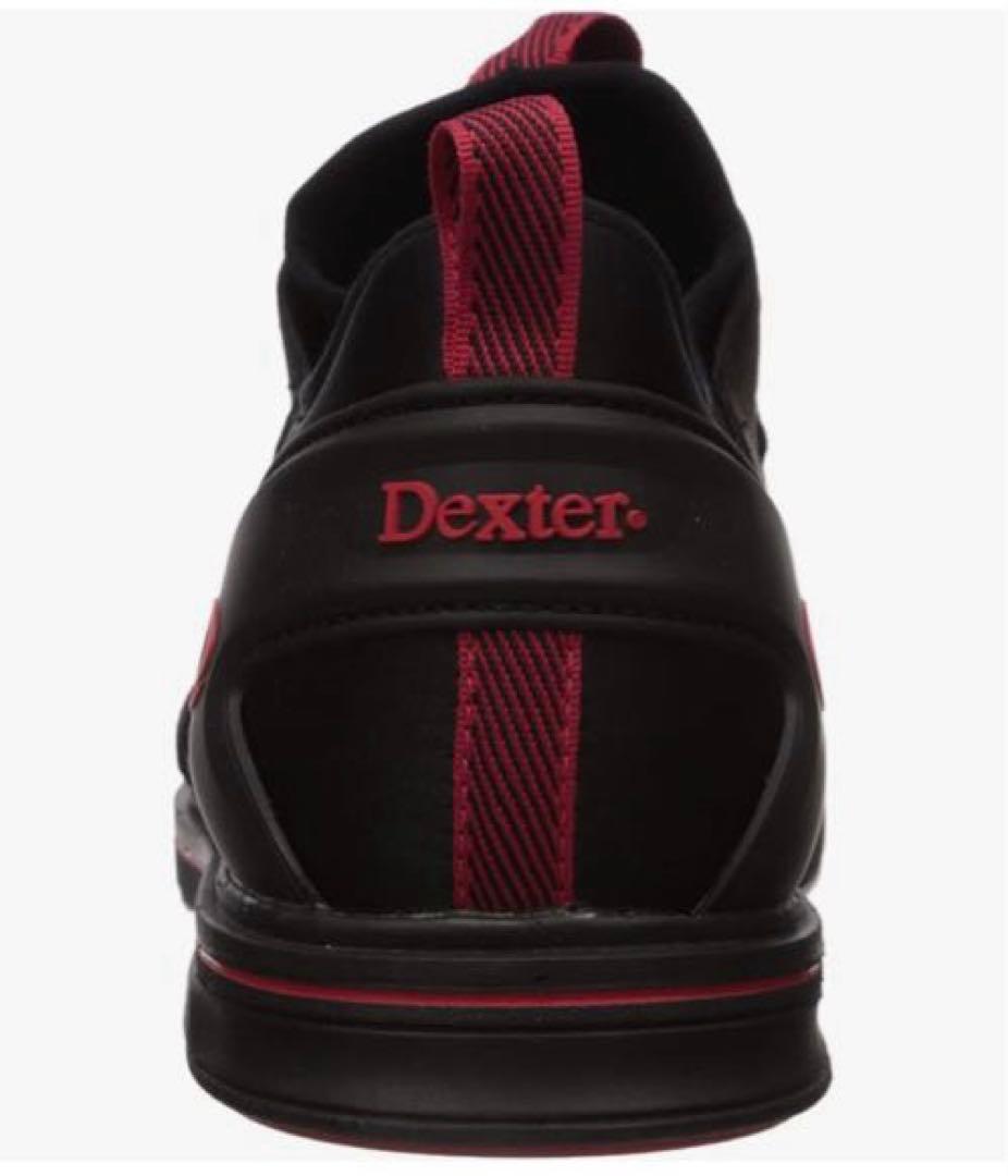 【新品未使用・箱有】Dexter メンズ ボーリングシューズ 黒 赤 23.5