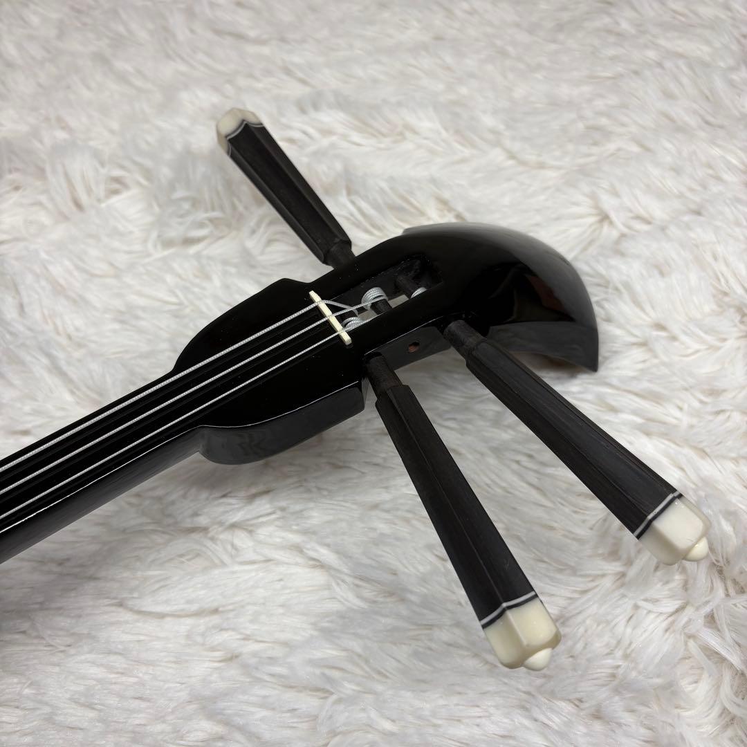 三線 沖縄 人工皮 民謡和楽器 付属品多数　ハードケース付き　蛇皮