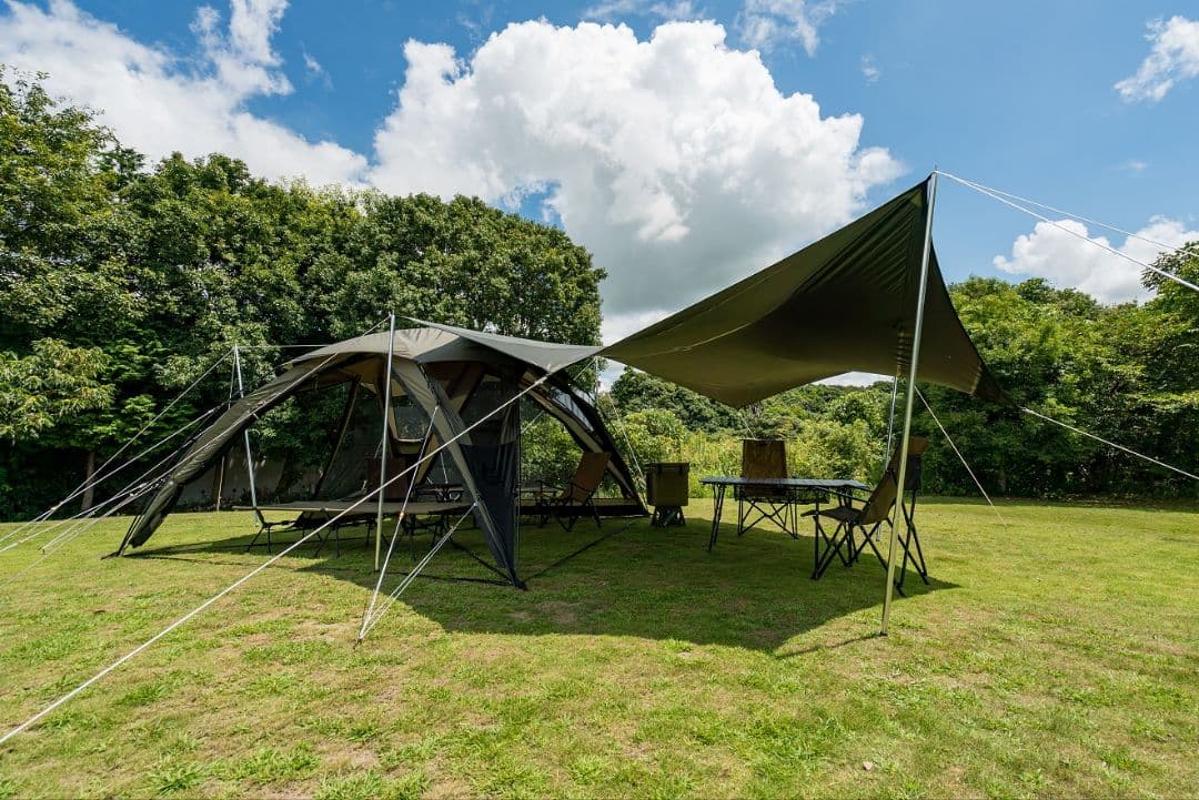 ogawa オガワ オクタゴンシェーディングタープ タープ 　カーキ色