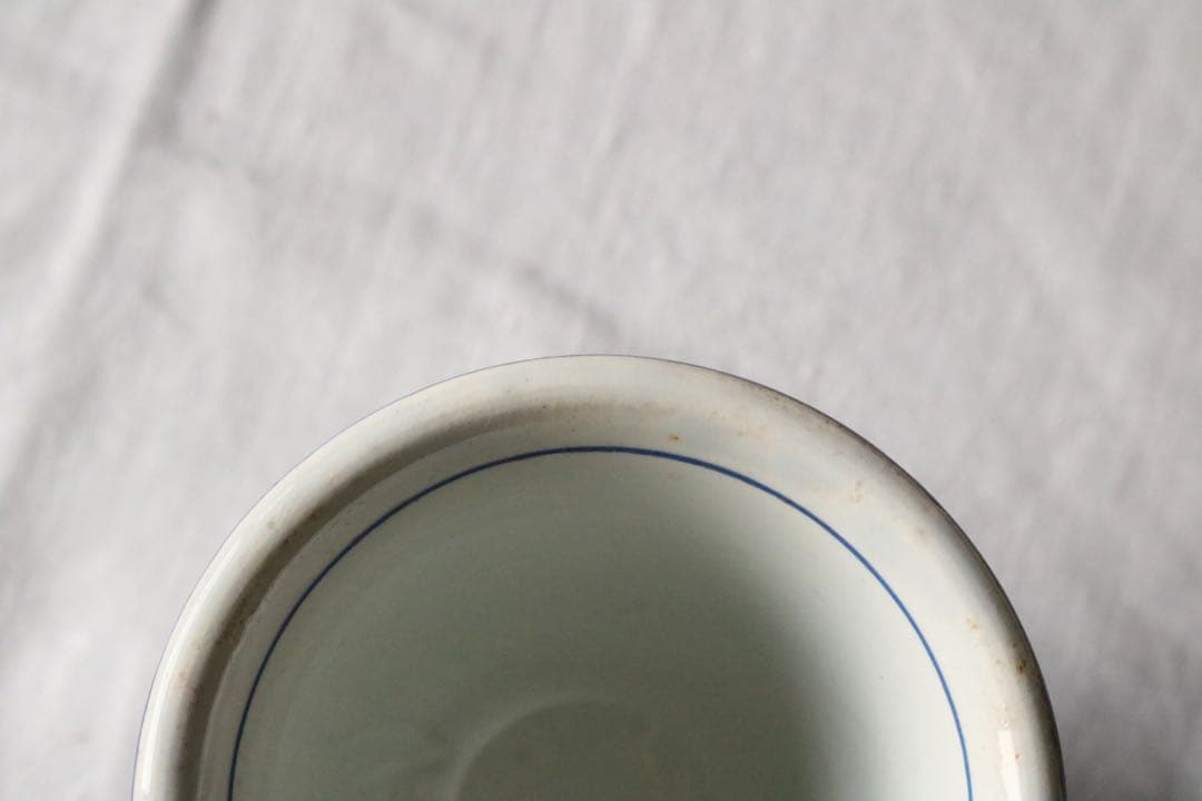 creil et montereau ブルー　カップ　ファイアンス フィーヌ