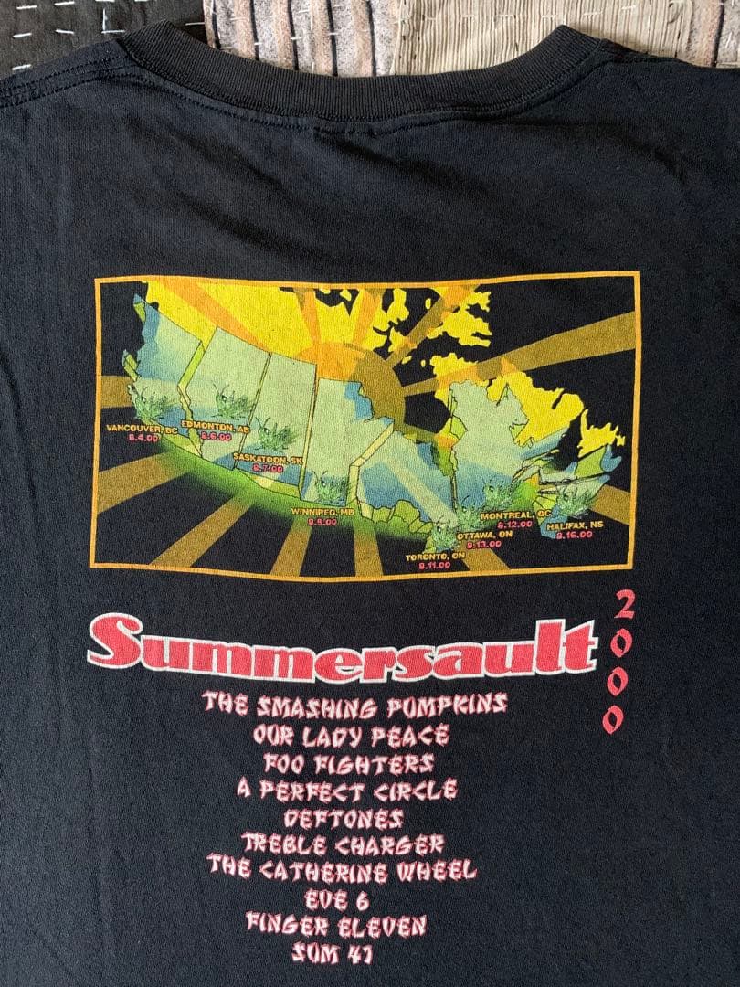 2000年 summer sault vtg Tシャツ フェス ロラパルーザ