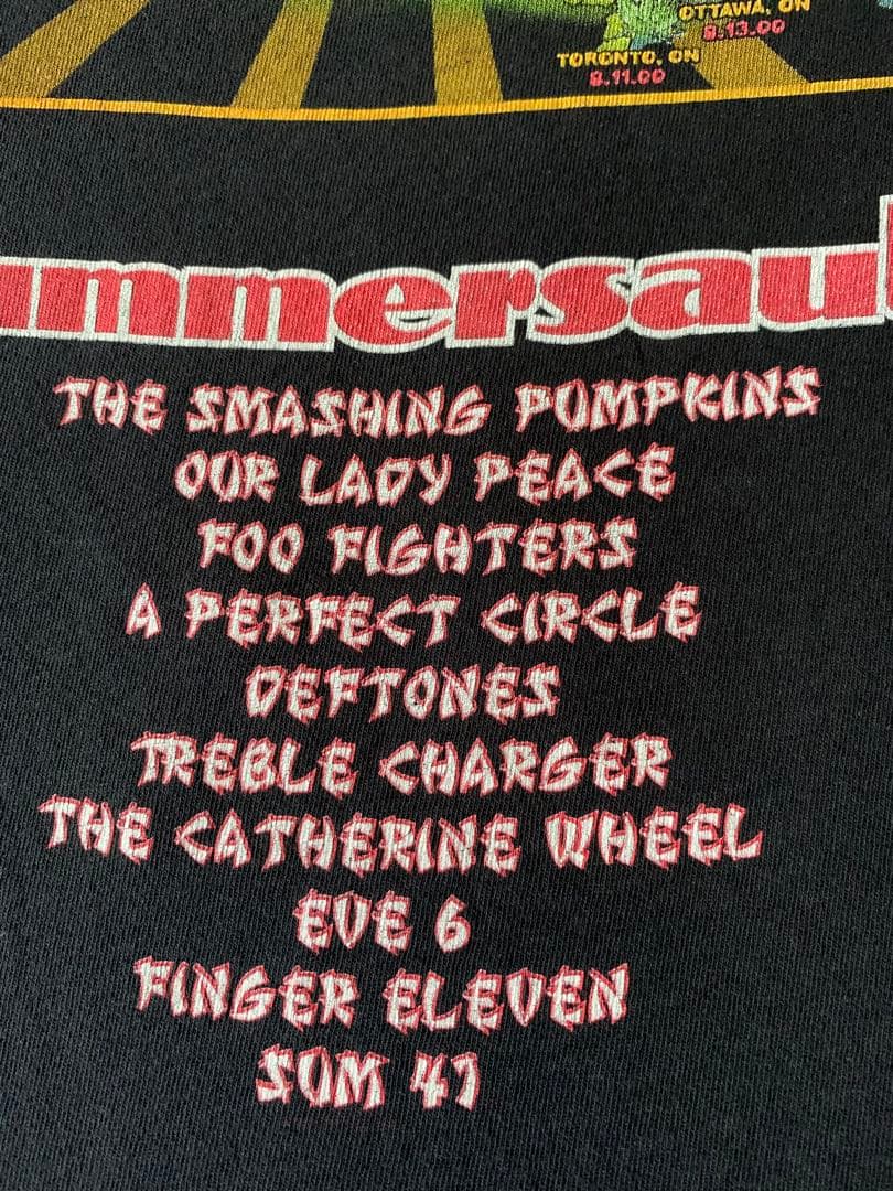 2000年 summer sault vtg Tシャツ フェス ロラパルーザ