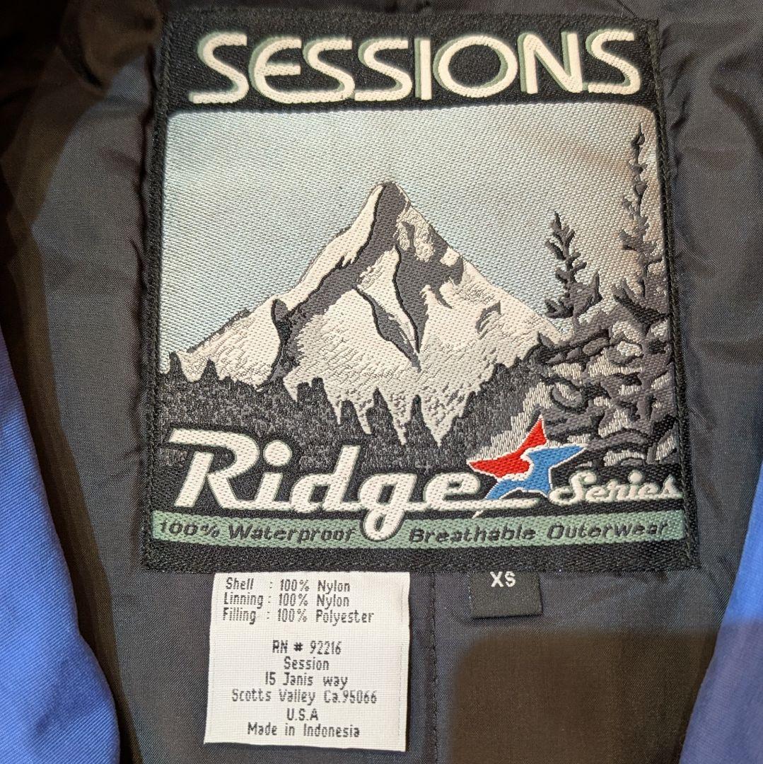 ★立春セール★90s SESSIONS スノボジャケット スターロゴ L相当