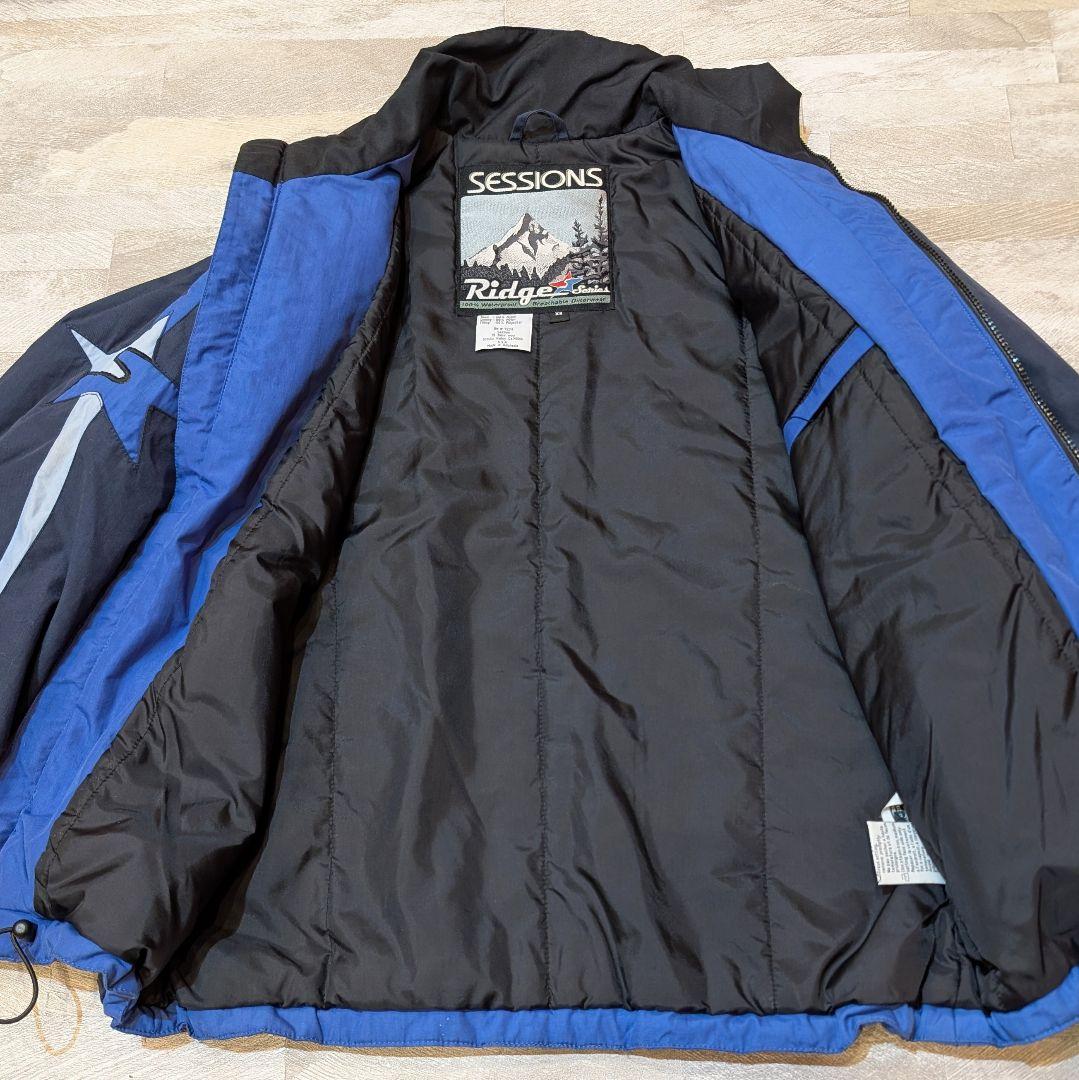 ★立春セール★90s SESSIONS スノボジャケット スターロゴ L相当