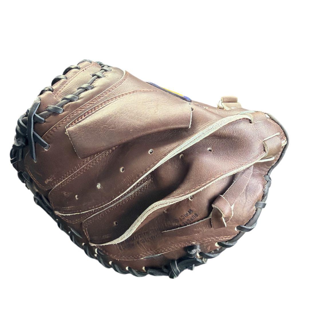 Mizunoワールドウィン 旧ロゴ 軟式キャッチャーミット 未使用タグ付 日本製