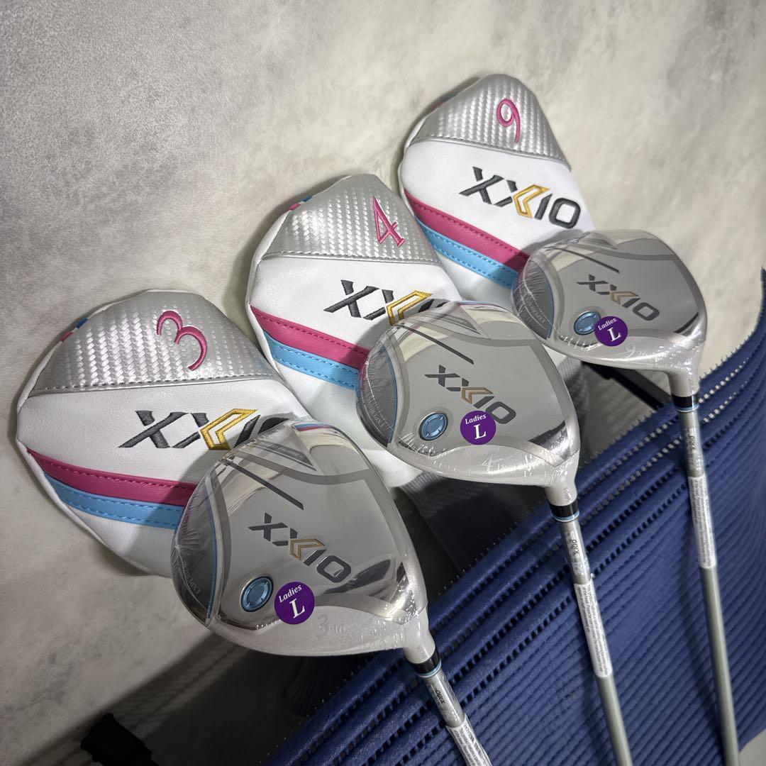 新品ゼクシオ12 MP1200L ホワイトレディース 3W 4W 9W 3本