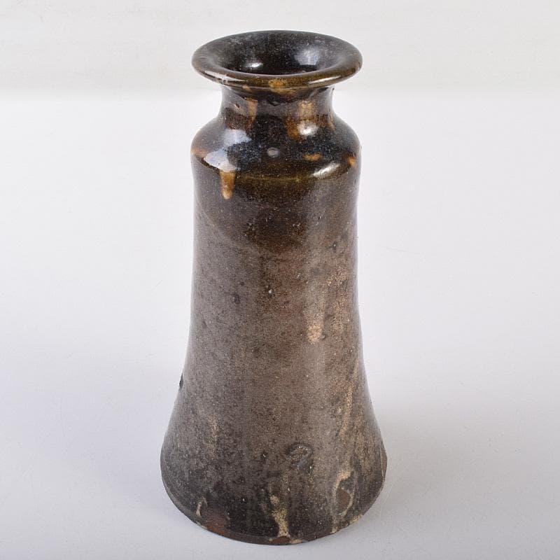 瀬戸焼　古瀬戸　織部　筒瓶　花瓶　時代箱　V　R7607