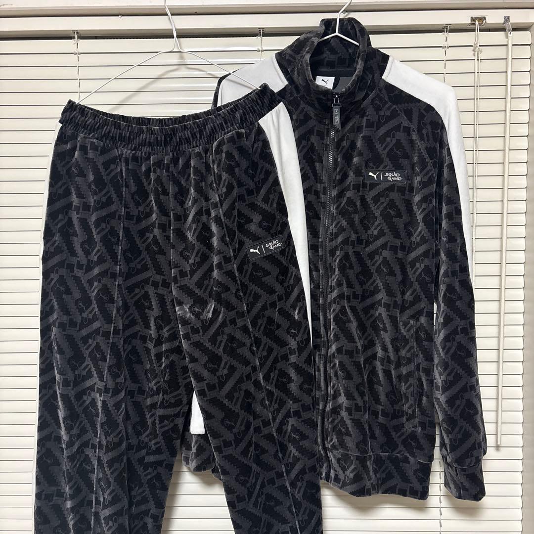 PUMA × イカゲーム コラボ ベロア セットアップLサイズ